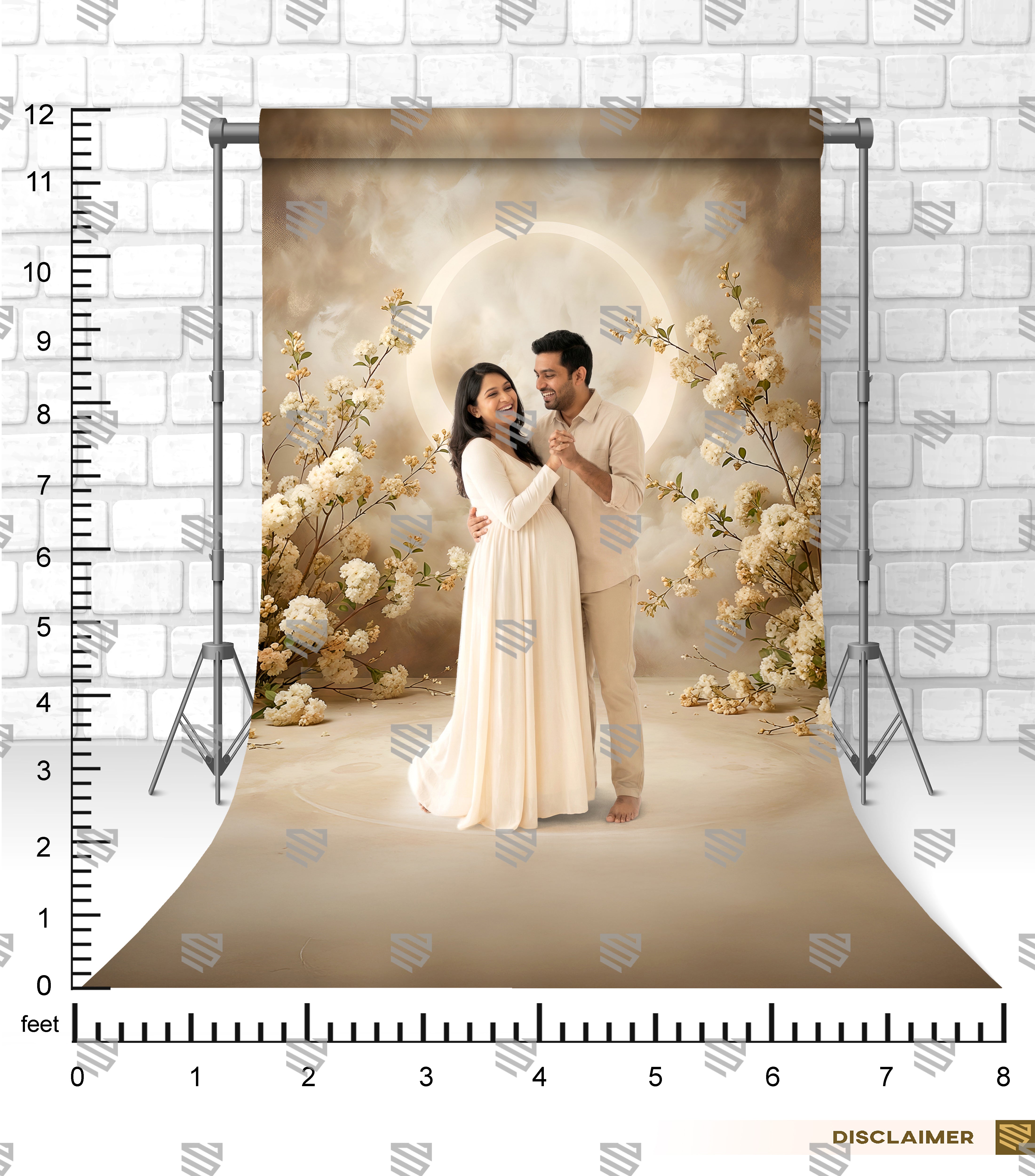 Ethereal Blossom Halo - Maternity Backdrop