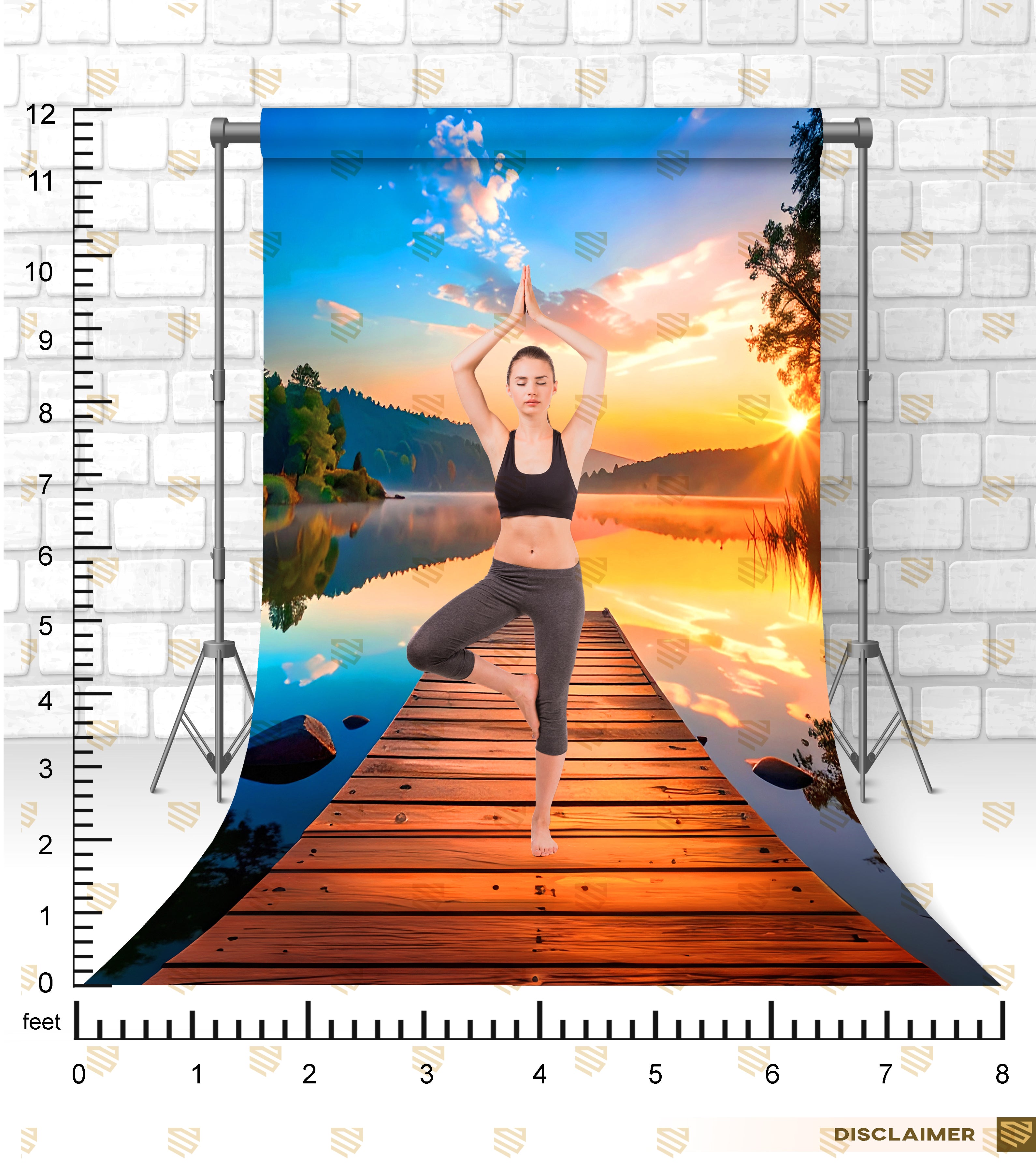 Evening Glow Lake Pier