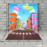 Baby Festival Street Backdrop
