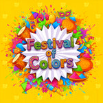 Festival of Colors Celebration Backdrop