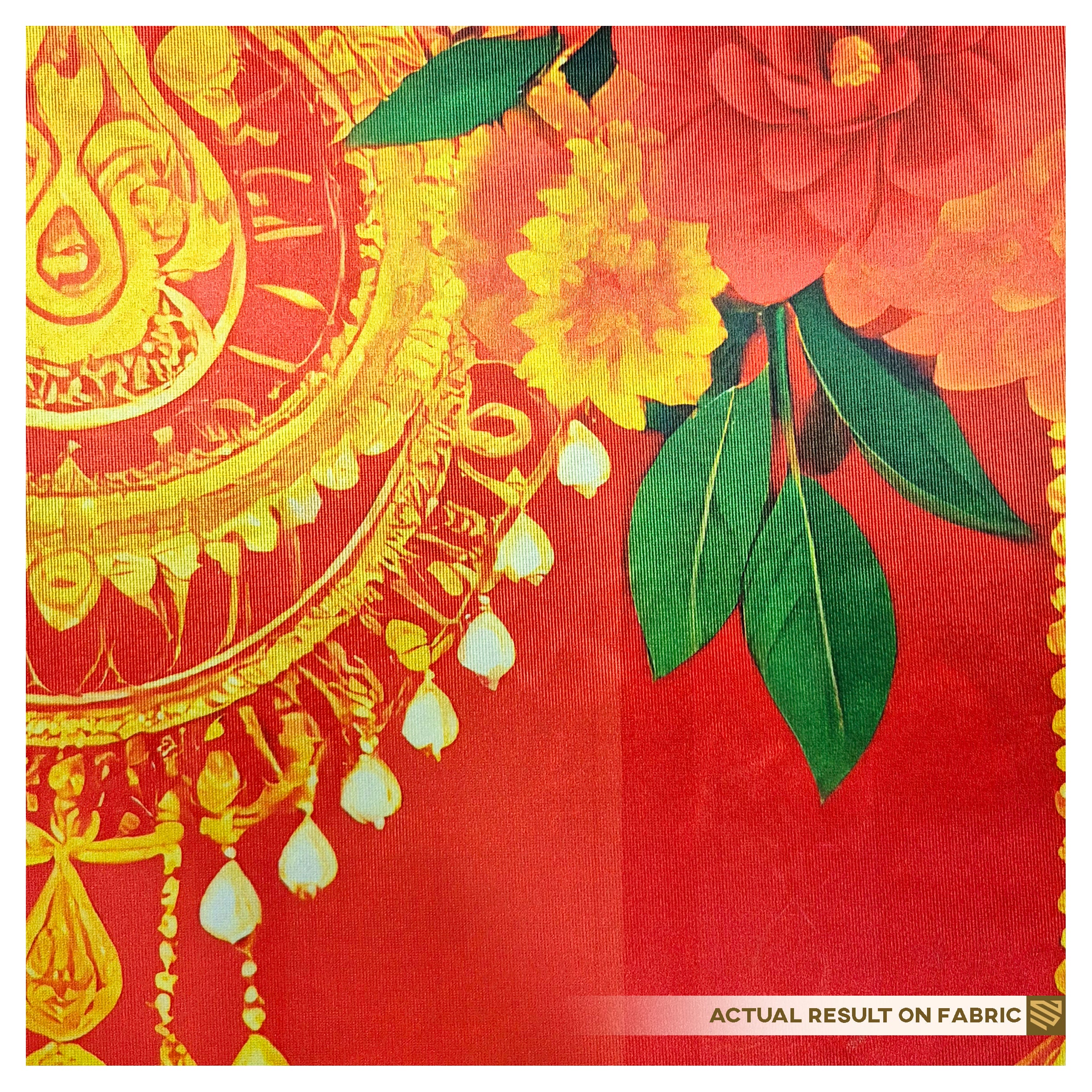 Festive Floral Backdrop