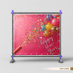 New Year Burst Backdrop