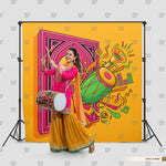 Festive Music Theme Backdrop
