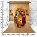 Heritage Wheel Maternity Backdrop
