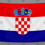 Croatia Flag Backdrop