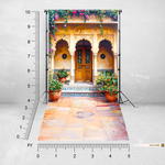 Traditional Courtyard Background