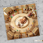 Freedom Village Life Newborn Baby Photography Backdrop