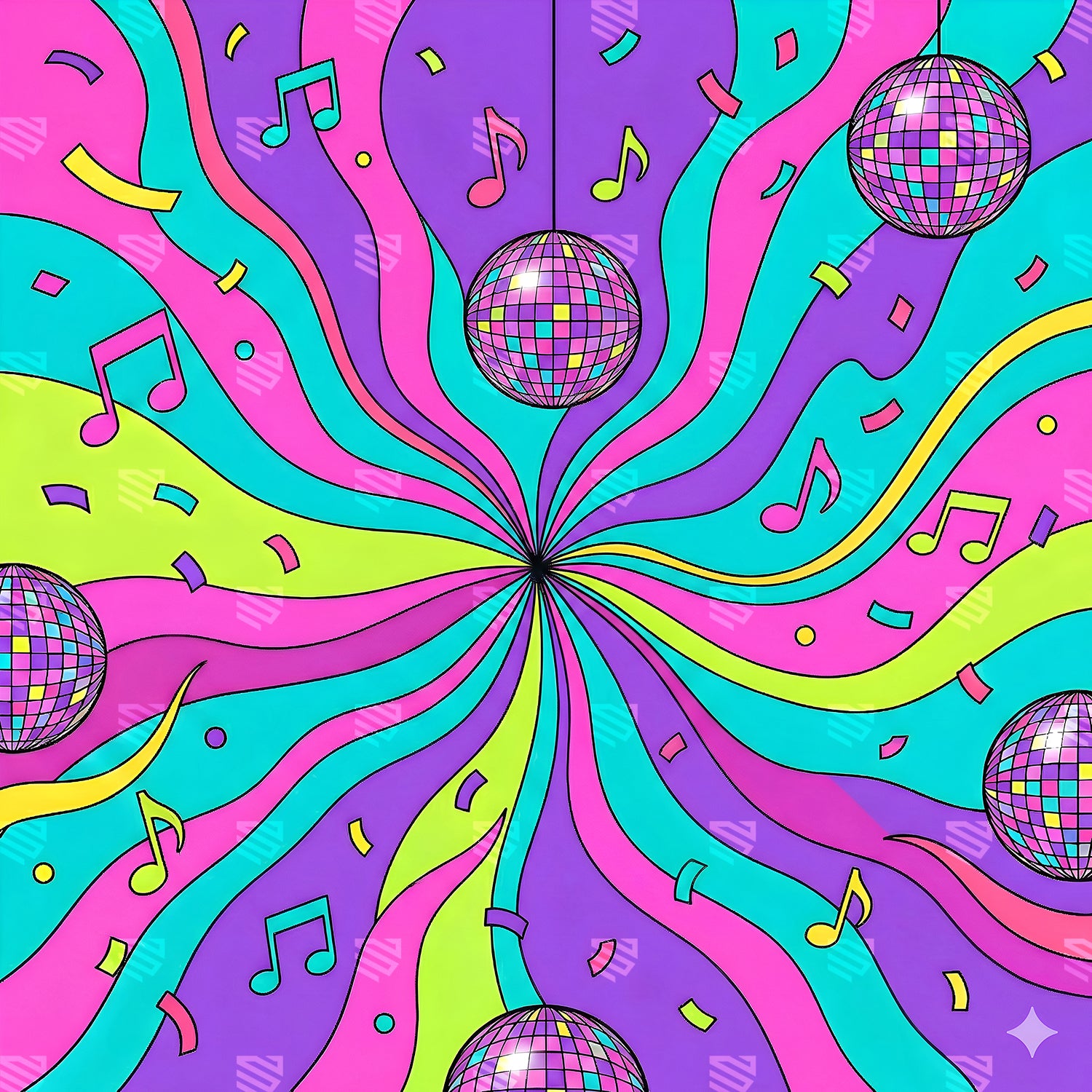 Funky Retro Party Vortex