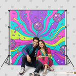 Retro Party Vortex Backdrop