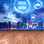 Future of Social Media Connectivity Backdrop