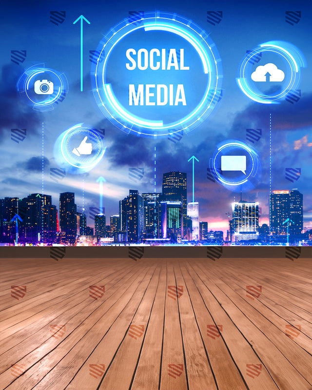 Future of Social Media Connectivity - Podcast Backdrop