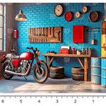 Garage Baby Photography Backdrop