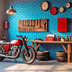 Garage Vibes Baby Backdrop