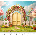 Garden Entrance Baby Backdrop