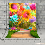 Floating Colors Photography Backdrop