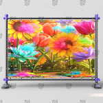 Floating Colors Baby Backdrop