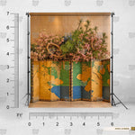 Gilded Blossom Screen backdrop for fashion photography