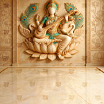 Goddess Saraswati Wall Mural Backdrop