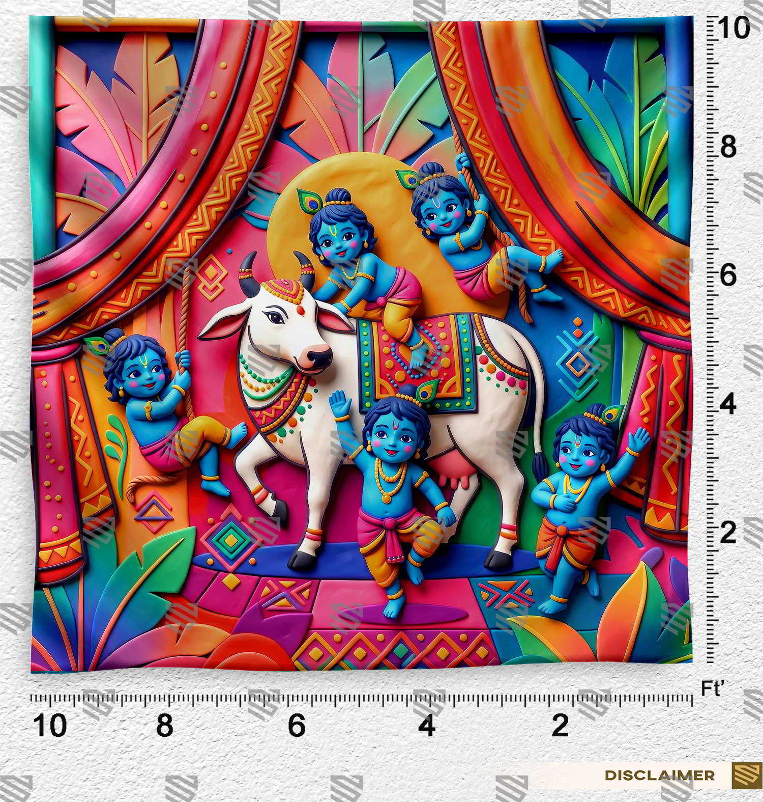 Gokul Theme Backdrop