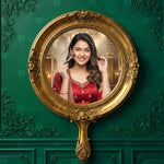 Gold Mirror Open Frame Backdrop for studio photography