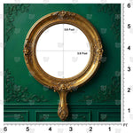 Gold mirror-inspired background for studio portraits
