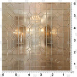 Gold Mirror Open Frame backdrop for fashion photography