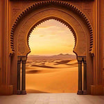Golden Desert Gateway Backdrop