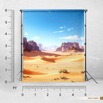 Golden Desert Dunes