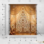 Golden Filigree Sanctuary photography backdrop for studio shoots
