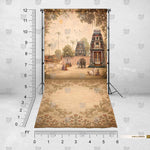 Warm atmospheric photography background for model shoots