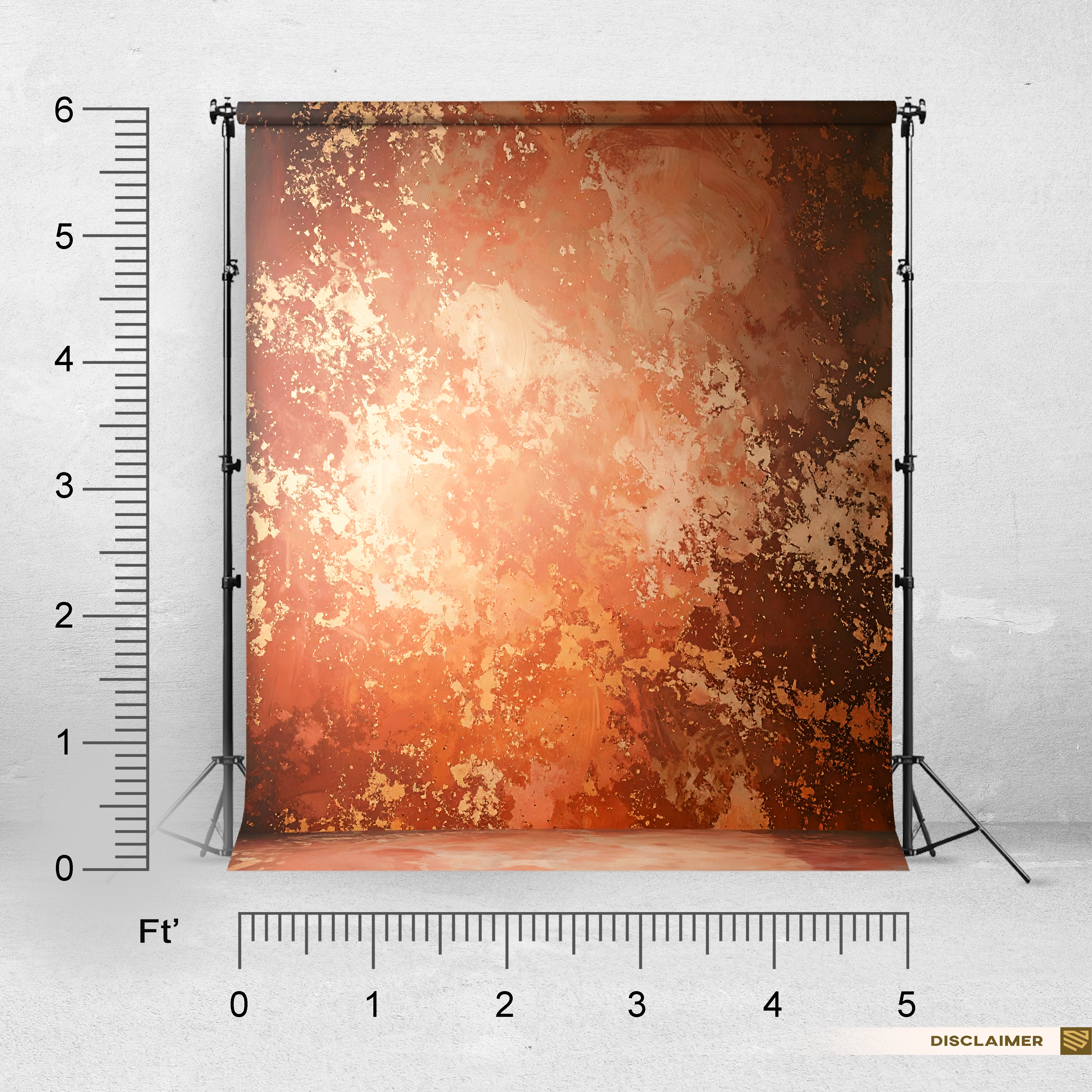 Golden Rustic Abstract Elegance