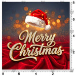 Golden Santa-inspired background for festive portraits