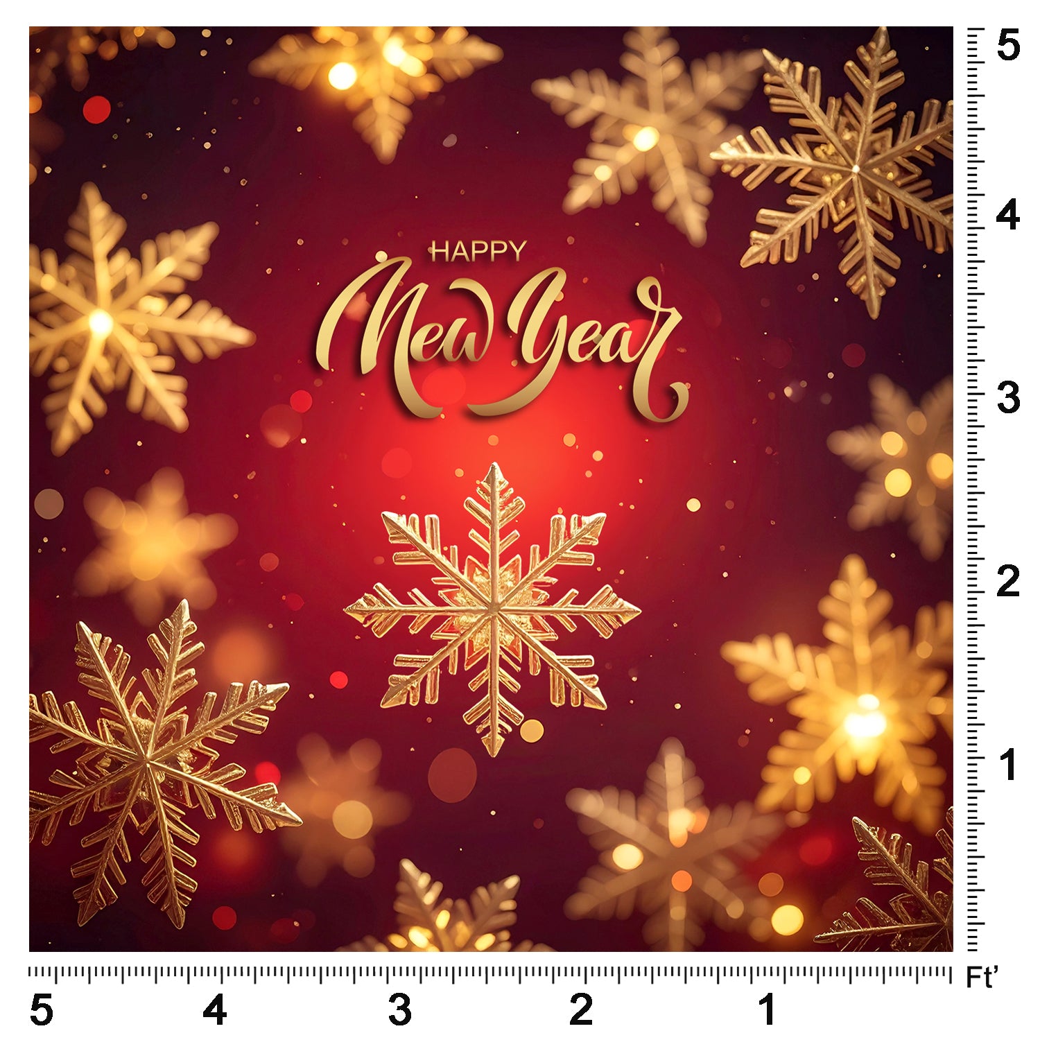 Golden Snowflake Celebration