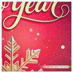 Festive Snowflake Background