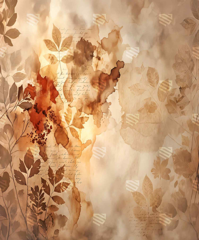 Golden Blossom Veil Photography Backdrop for Studio Shoots