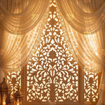 Golden Filigree Sanctuary Photography Backdrop