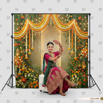 Floral Festive Canopy Backdrop