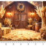 Golden Barn Photography Backdrop