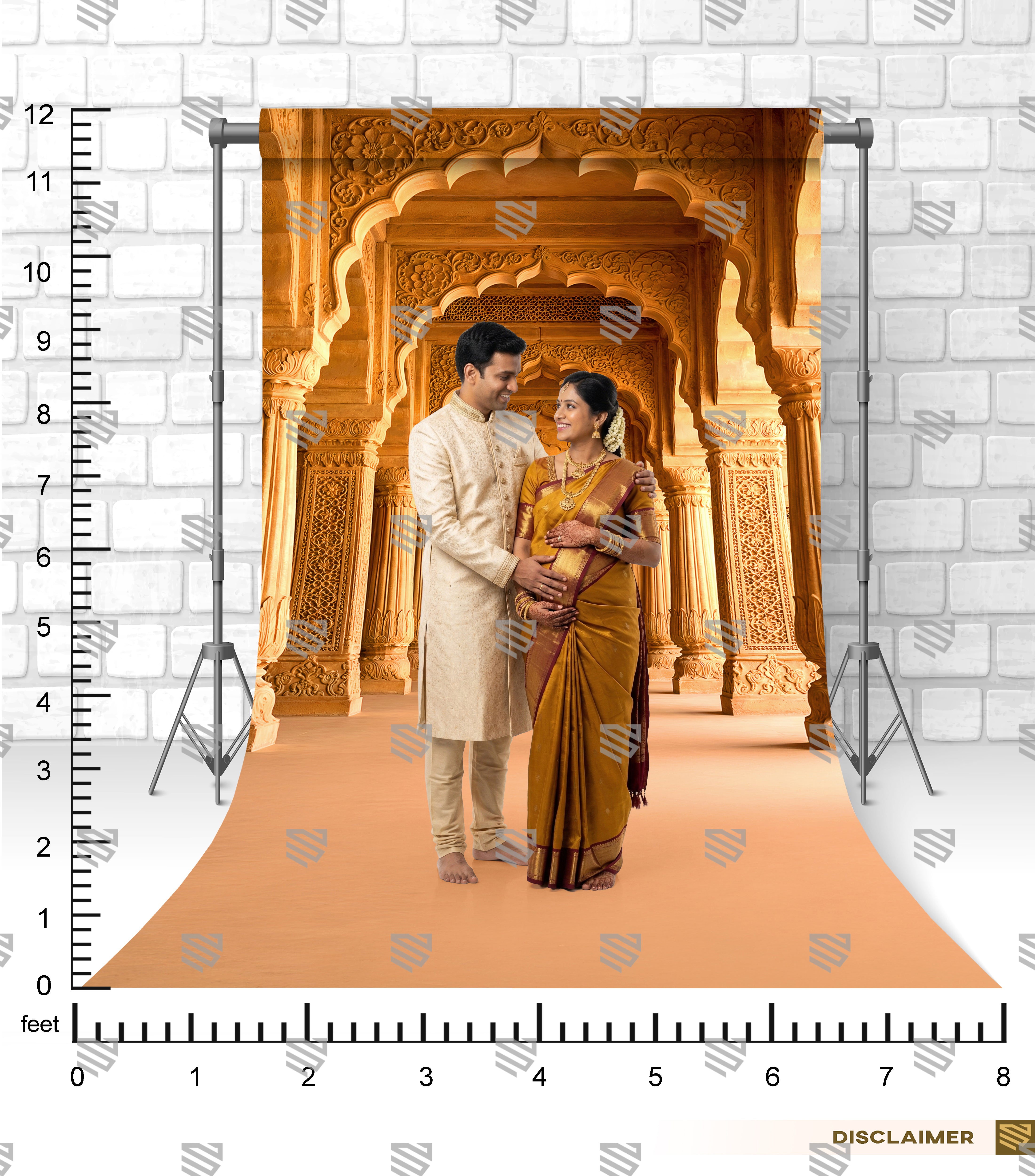 Golden Heritage Corridora - Maternity Backdrop
