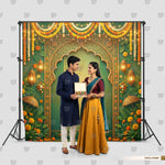 Marigold Celebration Backdrop