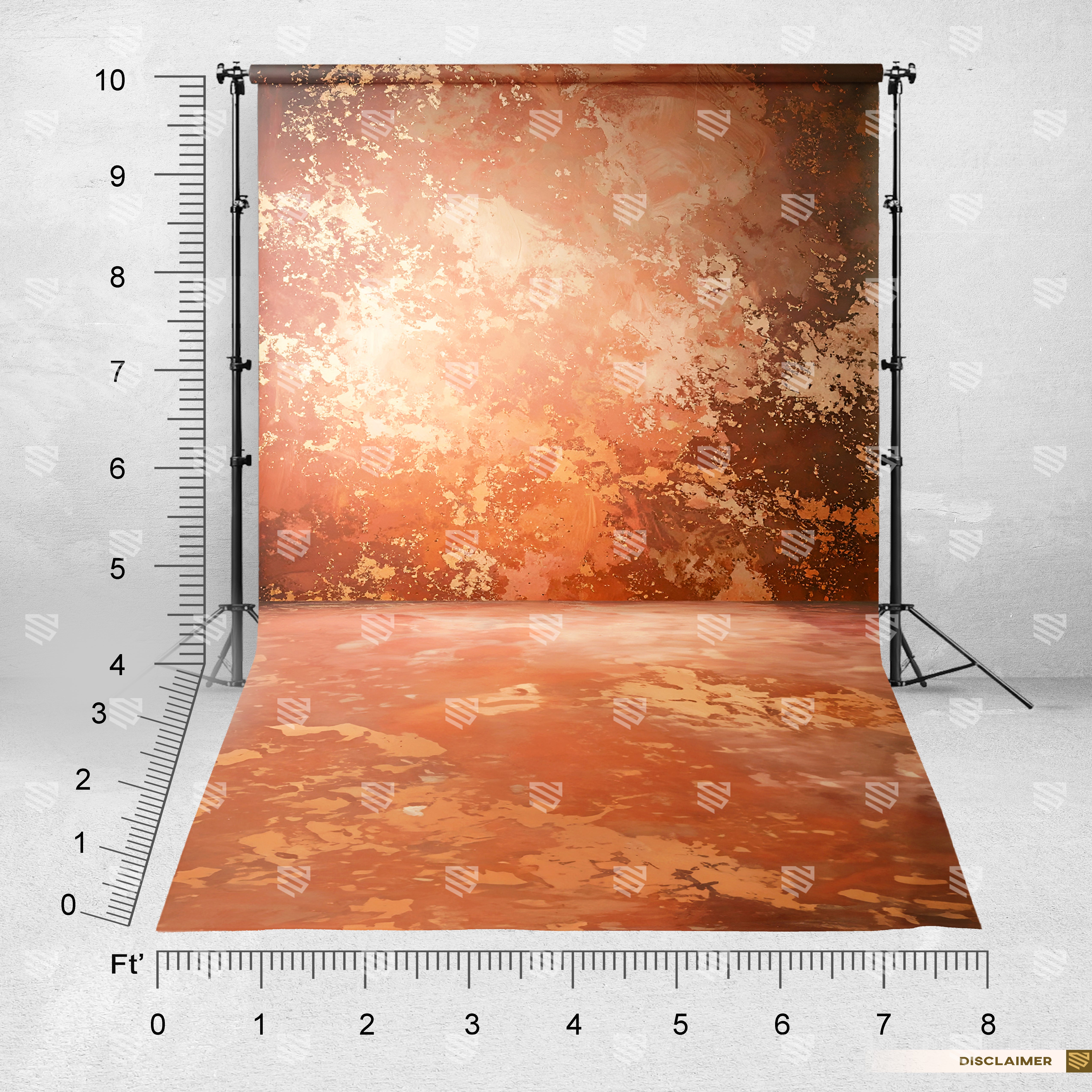 Golden Rustic Abstract Elegance