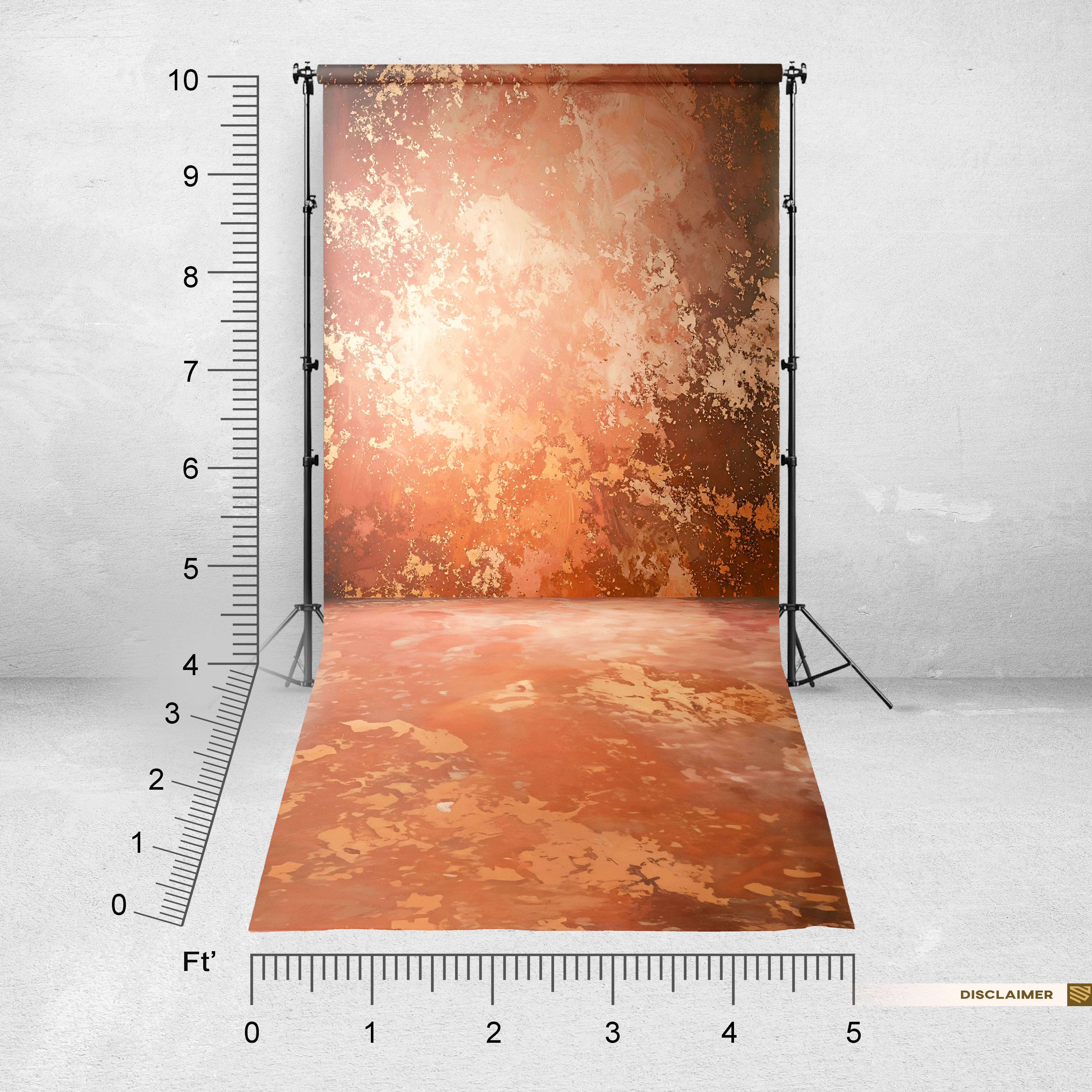 Golden Rustic Abstract Elegance