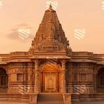 Sunset Temple Courtyard