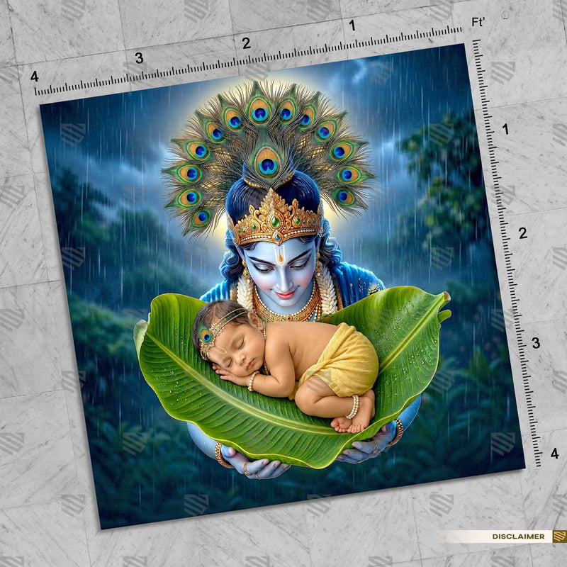 Govinda Madhur Laal Newborn Baby Photography Backdrop