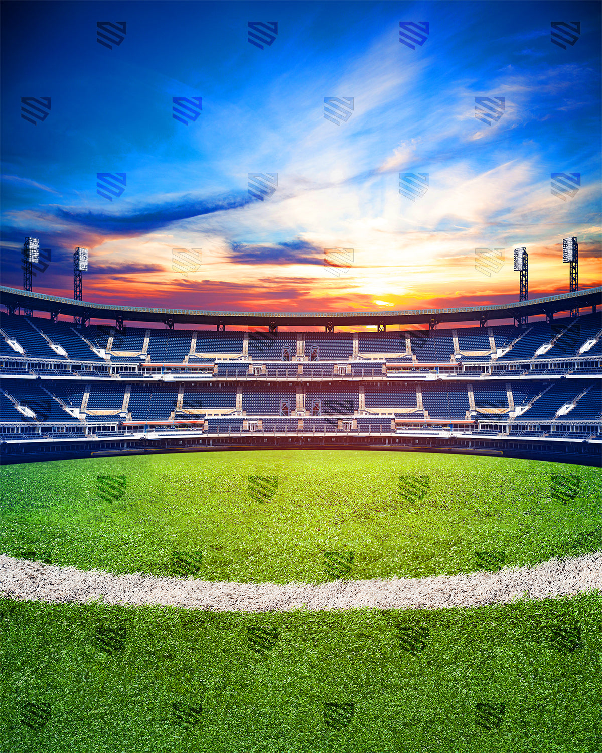 Grand Stadium at Sunset