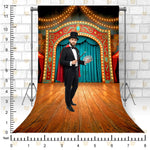 Circus Performance Stage Backdrop