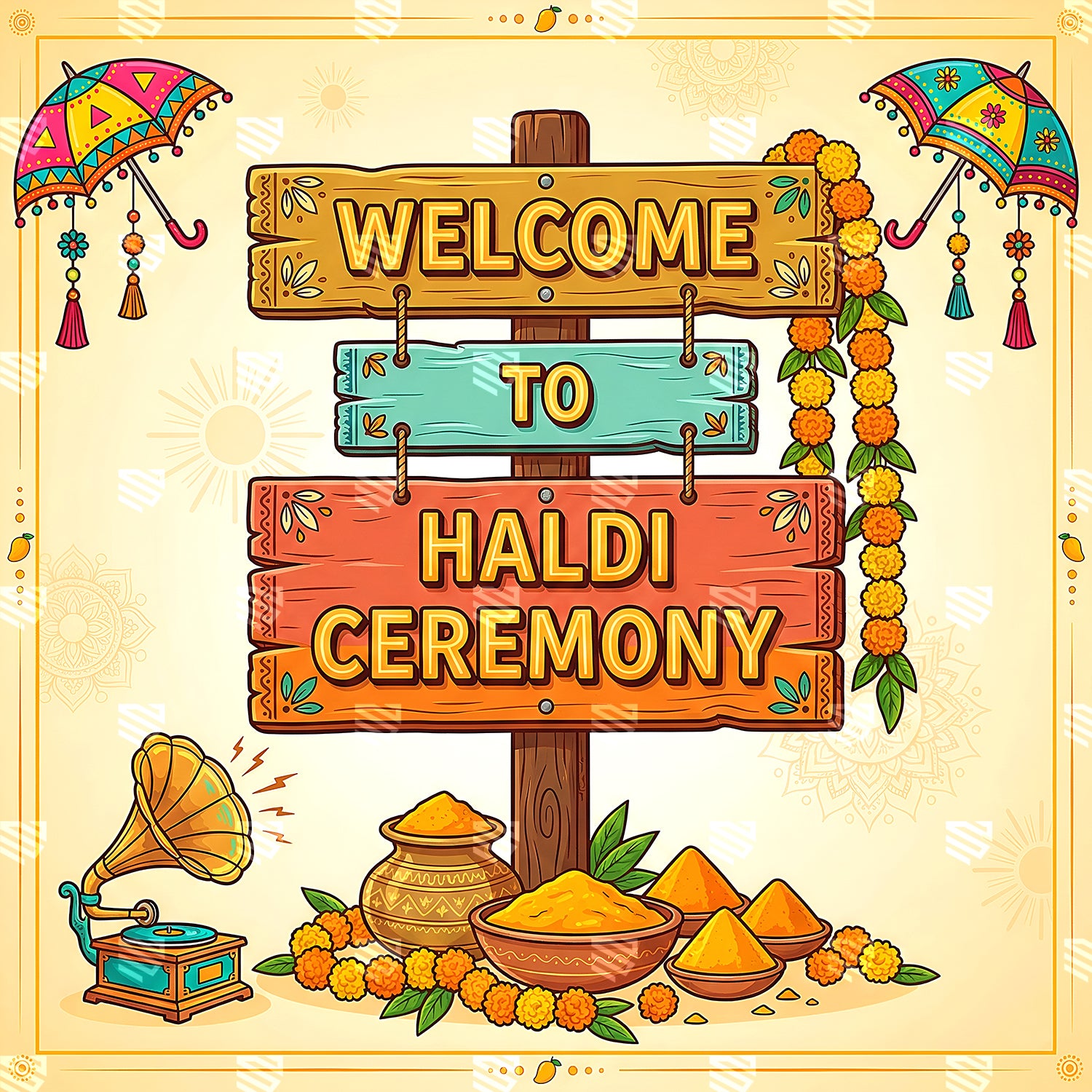 Grand Haldi Ceremony