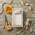 Guitar Dream Haven Newborn Baby Photography Backdrop