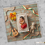 Guitar Dream Haven Newborn Baby Photography Backdrop