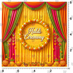 Haldi Decor Backdrop